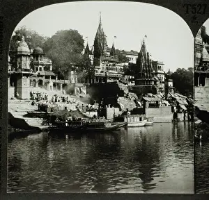 Ghats: Burning - ghat - Ganges - India - cremation