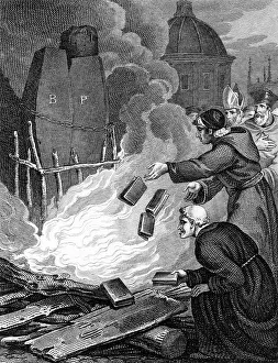 Reformers: BURNING HERETICS BOOKS