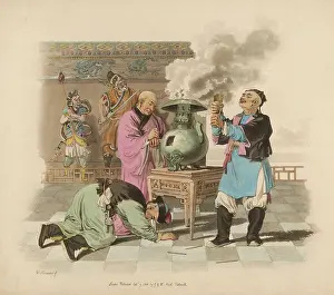 Brazier: BURNING INCENSE CHINA
