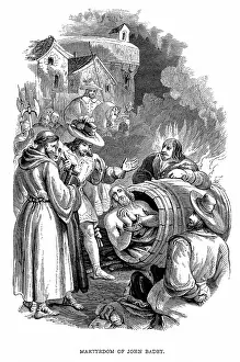 Smithfield: Burning of John Badby (d1410) at Smithfield, London