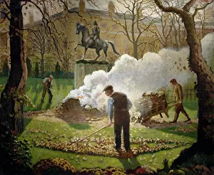 Bliss: Burning Leaves in a London Square