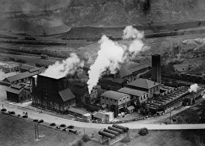 Markham: The burning Markham mine in Duckmanton