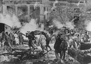 Helpers: Burning Ringtheater in Vienna