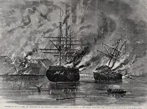 Lcgr1808: Burning and scuttling of US Ships and buildings