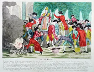 Sensation: Burning Sensation. Engraving. Paris, Musee