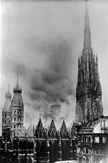 Stephansdom: Burning St. Stephen's Cathedral