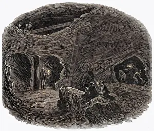 The Burra Burra copper-mine in South Australia