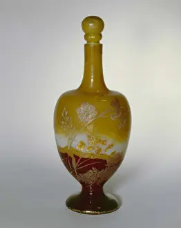 Metallic: Bursaire vase in crystal