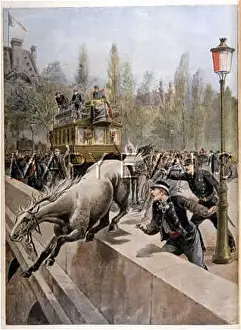 Plunges: BUS HORSE SUICIDE 1898