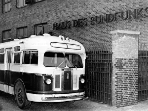Nevertheless: Bus for Soviet guards at House of Broadcasting in Berlin