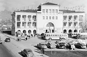 Stavropol: Bus terminal in Pyatigorsk, 1960