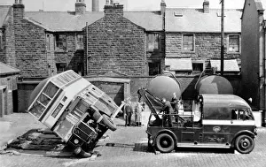 Tilt: Bus tilt test, Burnley, possibly 1940s