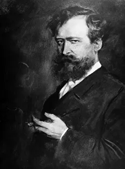 Lenbach: Busch, Wilhelm, 15.4.1832 - 9.1.1908, German