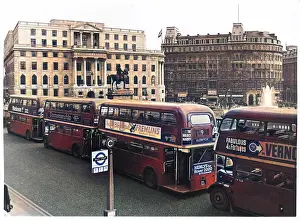 Routemaster: BUSES AT TRAFALGAR SQUARE