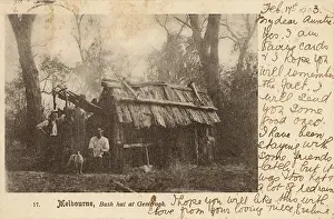 Smallholding: Bush hut at Gembrook, Melbourne, Australia