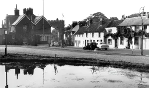 Bushey: Bushey, the Pond and Coronation Arch 1953
