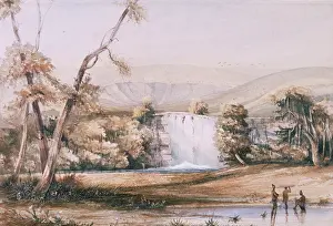 Bushman: Bushman's River Waterfall, 1845-1850