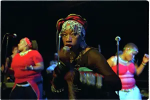 Busi: Busi Mhlongo performing