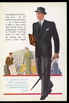 Worsted: BUSINESS SUIT 1939