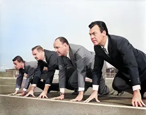 Businesspeople: Four Businessmen on the