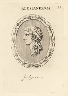 Abraham Blooteling: Bust of Alexander III of Macedon