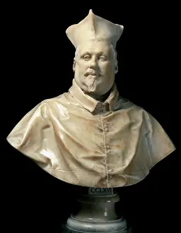 Scipione: Bust of Cardinal Scipione Borghese, by Bernini