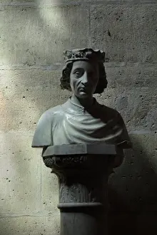 1463: Bust of Charles VII, Basilique Saint-Denis, Saint-Denis