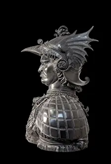 Clos: Bust, Chateau du Clos Luce, Amboise