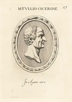 1st Century Bc: Bust of Cicero, Roman statesman and philosopher