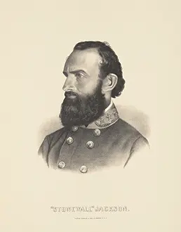 Currier: Bust of Civil War Lieutenant General Thomas Jonathan