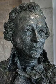 Senans: Bust of Claude Nicolas Ledoux, Royal Saltworks