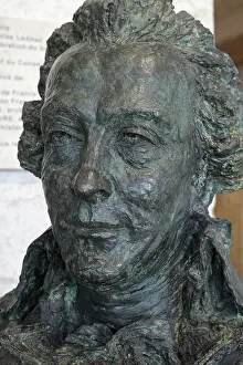 Senans: Bust of Claude Nicolas Ledoux, Royal Saltworks