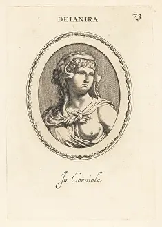 Abraham Blooteling: Bust of Deianira, the wife and killer of Heracles