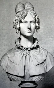 Marques: Bust depicting The Marques Mariana by Bertel Thorvaldsen