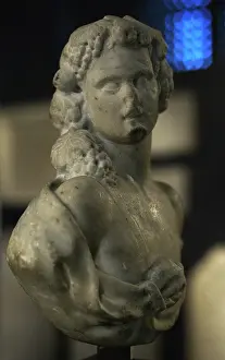 Lusitania: Bust of Dionysus. 2nd century AD. Found in the