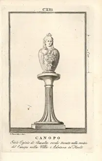 Capitolino: Bust of the Egyptian idol Canopus, god of water