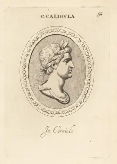 Corniola: Bust of Gaius Caesar Augustus Germanicus or Caligula