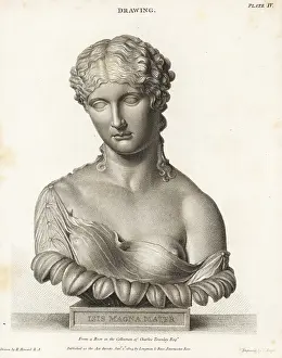 Mater: Bust of the goddess Isis Magna Mater, from