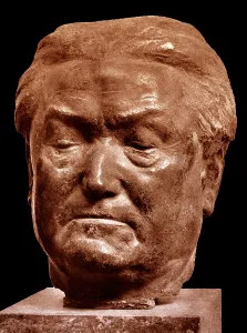 Deutschen: Bust of Hermann Stehr by Paul Siegert (1902-1982)