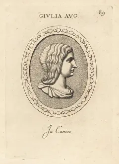 Abraham Blooteling: Bust of Julia Domna, Roman empress