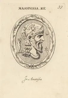 Massena: Bust of King Masinissa, ancient Numidian leader