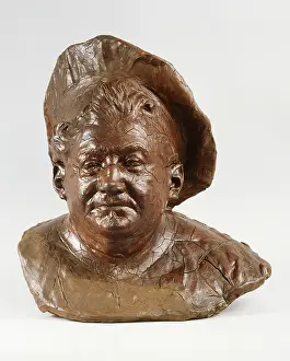 Metallic: Bust known as Le cuisinier, The Cook
