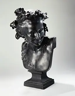 Patinated: Bust known as L'Espiegle