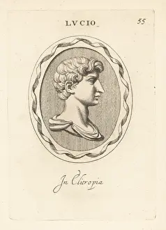 Abraham Blooteling: Bust of Lucius Caesar, adopted by Octavian