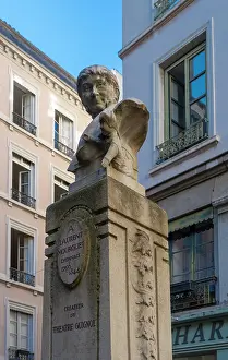 Guignol: Bust, Lyon, France