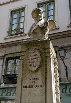 Guignol: Bust, Lyon, France