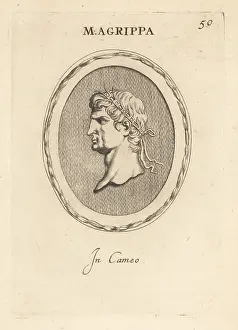 Abraham Blooteling: Bust of Marcus Vipsanius Agrippa, Roman general