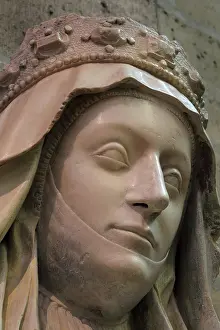 1463: Bust of Marie d'Anjou, Basilique Saint-Denis