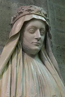 1463: Bust of Marie d'Anjou, Basilique Saint-Denis