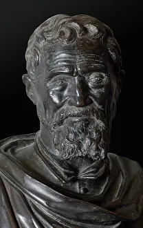 Ghibellina: Bust of Michelangelo, Casa Buonarotti, Florence